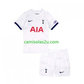 Camisolas de futebol Tottenham Hotspur Criança Equipamento Principal 2023/24 Manga Curta